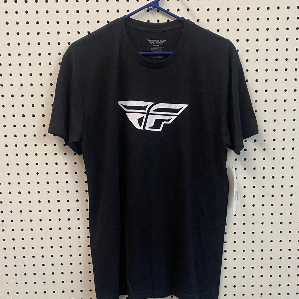 FlyRacing Black Graphic T-Shirt